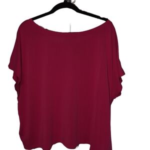 Express Deep Red Women's Blouse